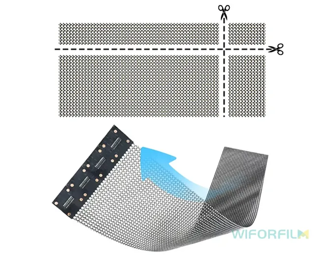 bent, cut, and used flexibly