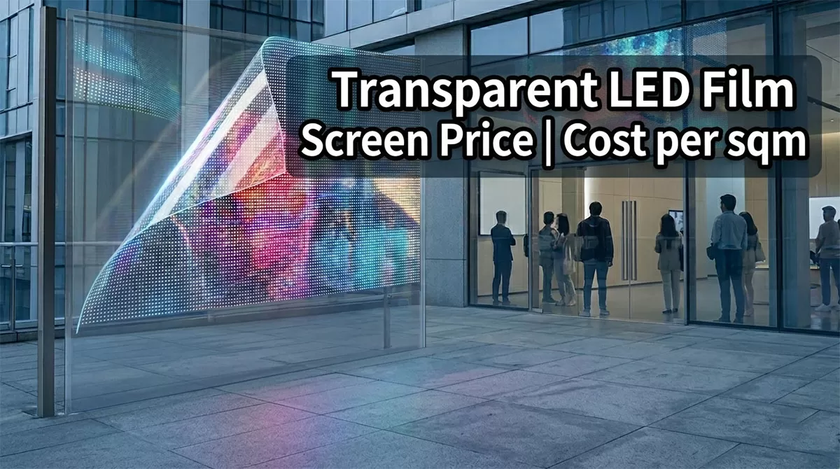 Transparent LED Film Screen Price