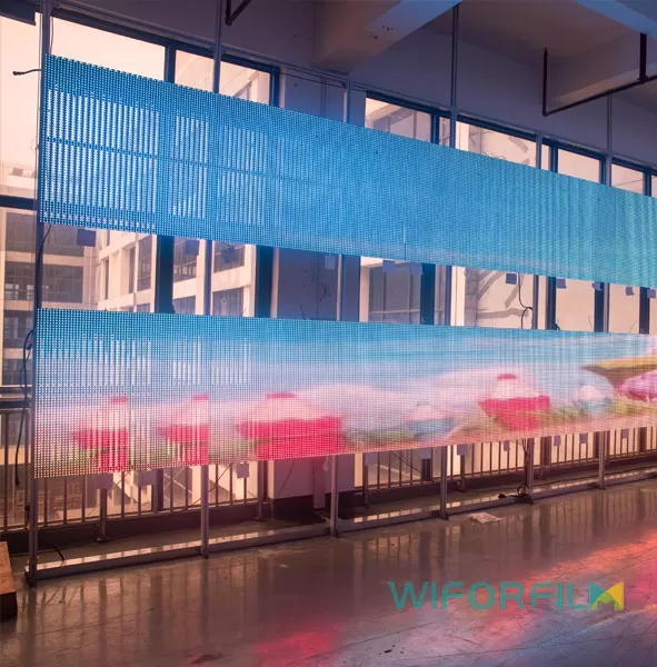 Structure transparent LED