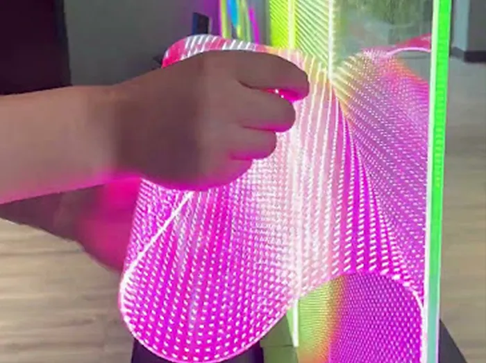 transparent flexible LED film display screen