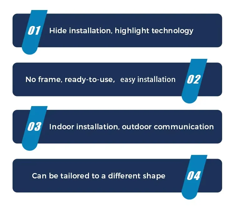 Ultra Transparent Film LED Screen