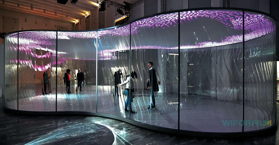 adhesive LED film screen