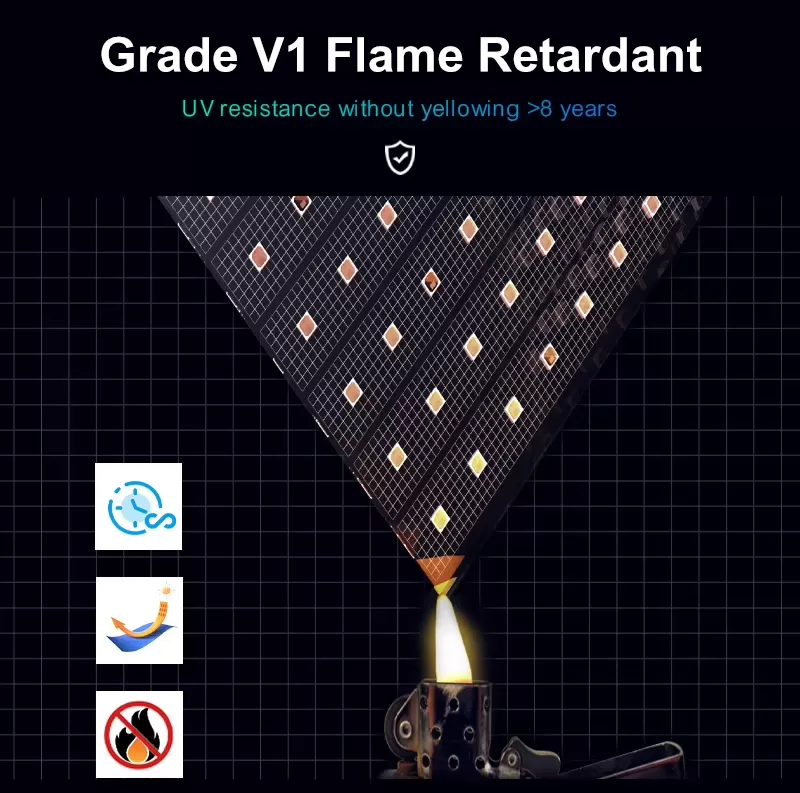 led transparent film screen