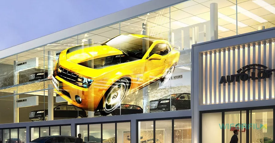 flexible transparent film LED screen