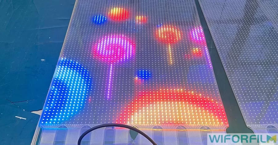 Flexible LED Transparent Film Screen